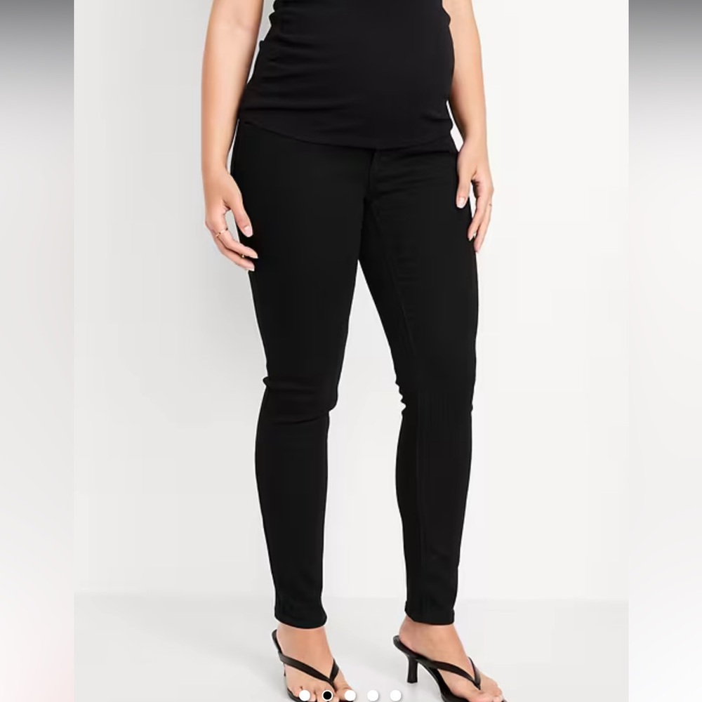 Old Navy Maternity Black Skinny Jeans